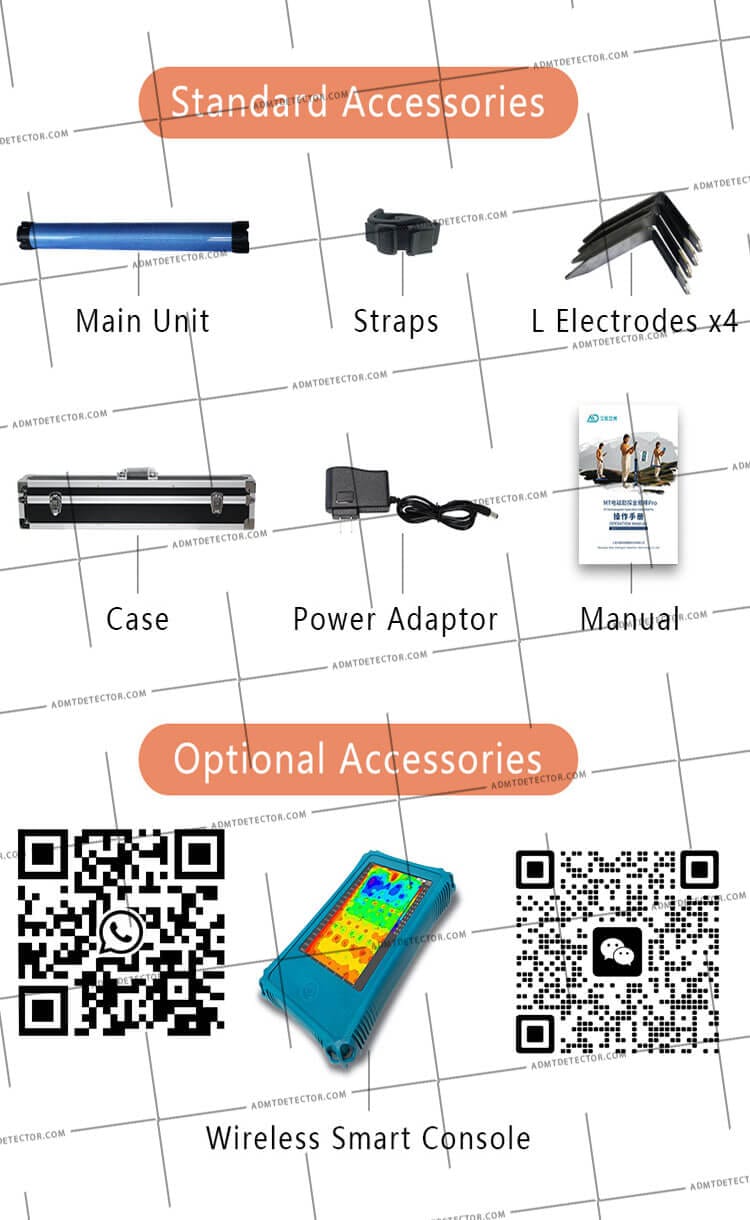 admt 1g/1gt2/1gt3 admt 1600wt4/1600wt5 cavity water metal electromagnetic geophysical detector details